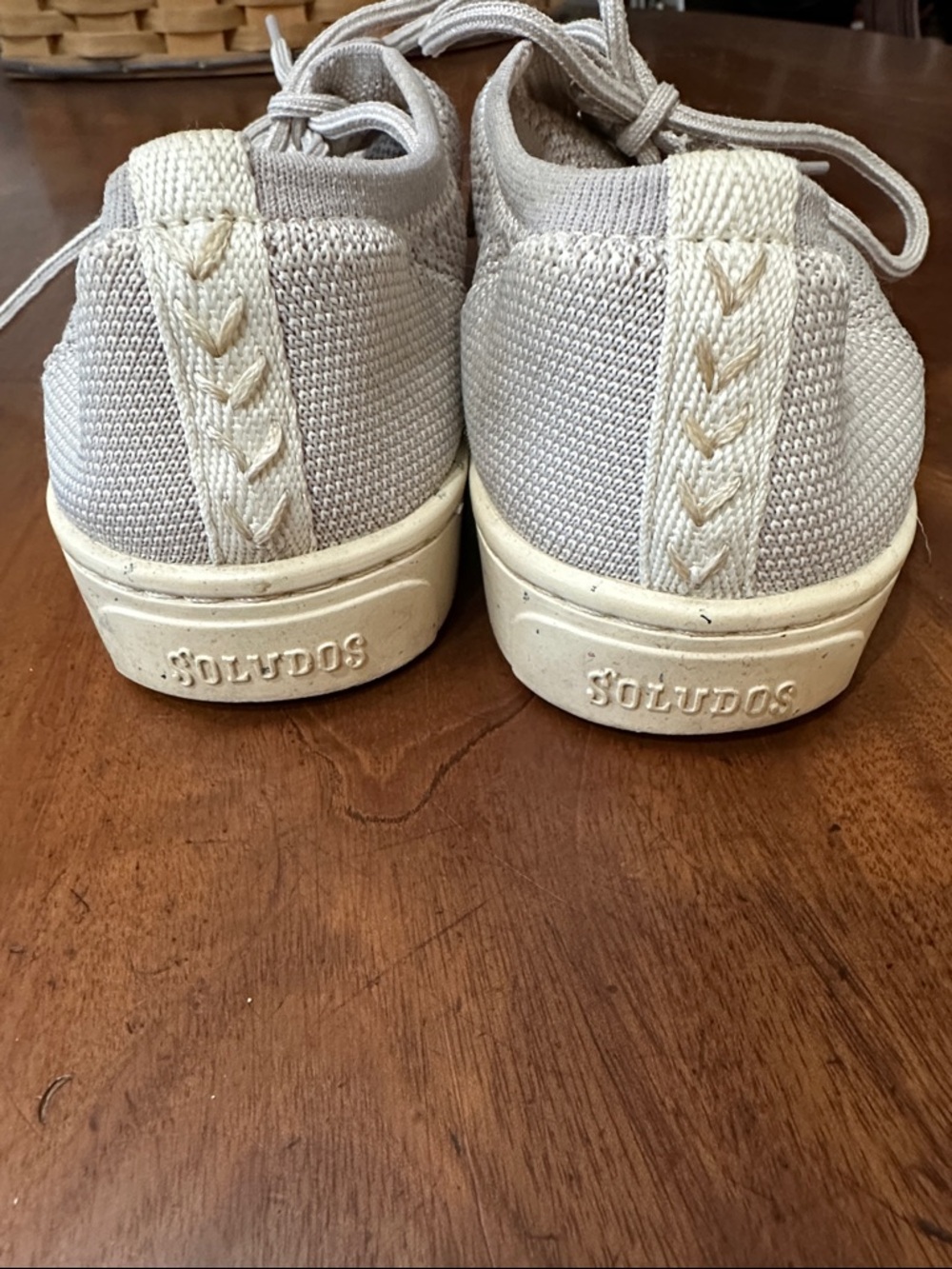 Soludos Ashore Mesh Sneakers. 
 in Cream - Picture 3 of 6